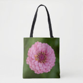 Pink Dahlia Flower Tote Bag (Voorkant)