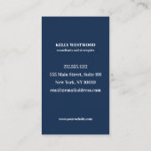 Pink Dahlia Flowers Beauty consultant strateeg Visitekaartje (Achterkant)