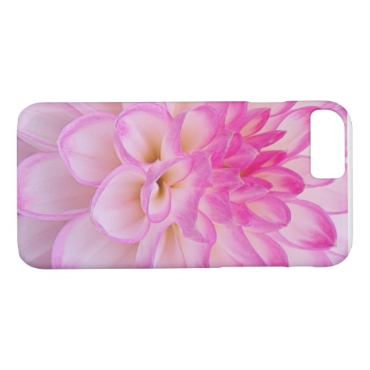 Pink Dahlia Heart Case-Mate iPhone Case (Achterkant (Horizontaal))