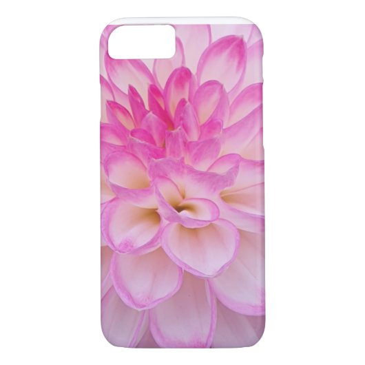 Pink Dahlia Heart Case-Mate iPhone Case (Achterkant)