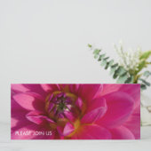 Pink Dahlia Kaart (Staand voorkant)