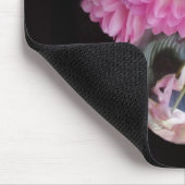 Pink Dahlia Mousepad Muismat (Hoek)