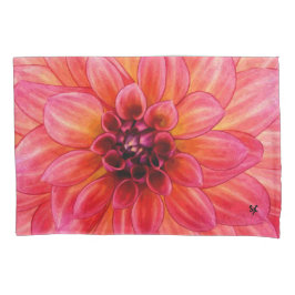 Pink Dahlia Pillowcase Kussensloop