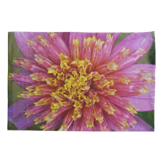 Pink Dahlia Pillowcase Kussensloop (Achterkant)