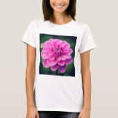 Pink Dahlia T-shirt (Voorkant)