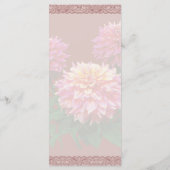 Pink Dahlias Kidd Climax Menu (Achterkant)