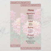 Pink Dahlias Kidd Climax Menu (Voorkant / Achterkant)