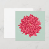 Pink Dahlie (Voorkant / Achterkant)