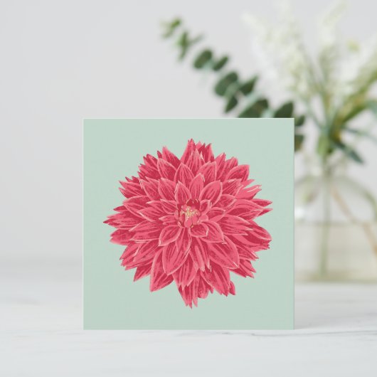 Pink Dahlie (Staand voorkant)