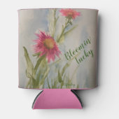 Pink Daises Koelbox Blikjeskoeler (Voorkant)