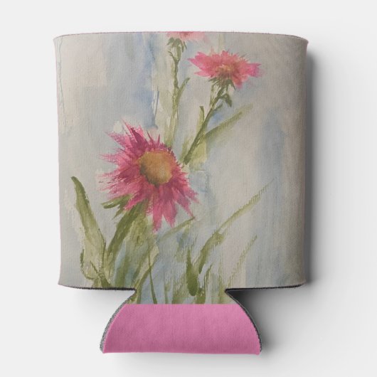 Pink Daises Koelbox Blikjeskoeler (Achterkant)