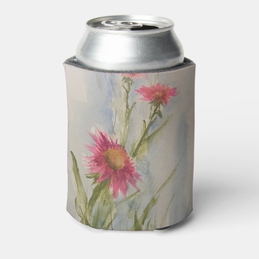 Pink Daises Koelbox Blikjeskoeler (Blikje Achterkant)