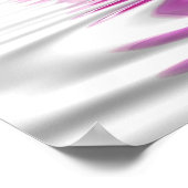 Pink daisie poster (Hoek)