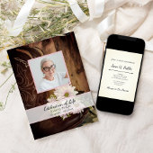 Pink Daisies en Cowboy Boots vieren het leven Kaart