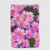 PINK DAISIES GOLFHANDDOEK (Voorkant)