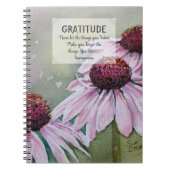 Pink Daisies Gratitude Notitieboek (Voorkant)