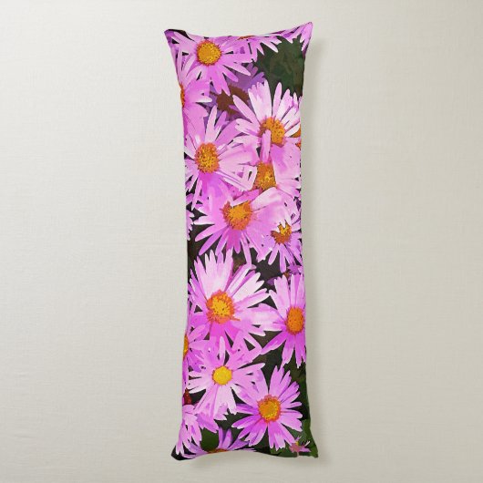 PINK DAISIES LICHAAMSKUSSEN (Achterkant (Verticaal))