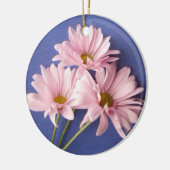 Pink Daisies Memorial Ornament (Links)