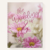 Pink Daisies Spiral Notitieboek Romantische Bloeme (Voorkant)