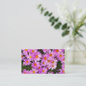 PINK DAISIES VISITEKAARTJE (Staand voorkant)