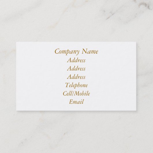 PINK DAISIES VISITEKAARTJE (Achterkant)