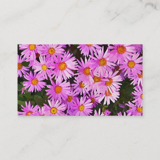 PINK DAISIES VISITEKAARTJE (Voorkant)