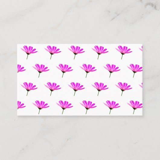 Pink Daisy Aanbevelingskaartje (Voorkant)