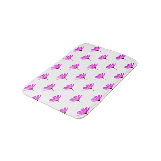 Pink Daisy Badmat (Gekanteld)