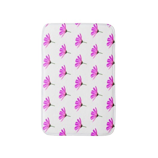 Pink Daisy Badmat (Voorkant Verticaal)