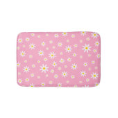 Pink Daisy Bath Mat (Voorkant)