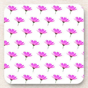 Pink Daisy Bier Onderzetter