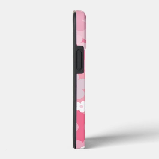 Pink Daisy Boho Floral Case-Mate iPhone Case (Achterkant / Rechts)