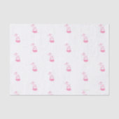 Pink Daisy Bunny Tissuepapier (Voorkant)