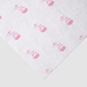 Pink Daisy Bunny Tissuepapier (Detail)