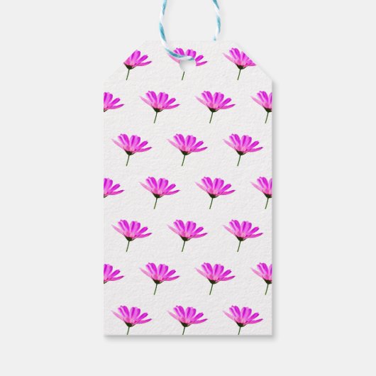 Pink Daisy Cadeaulabel (Achterkant)