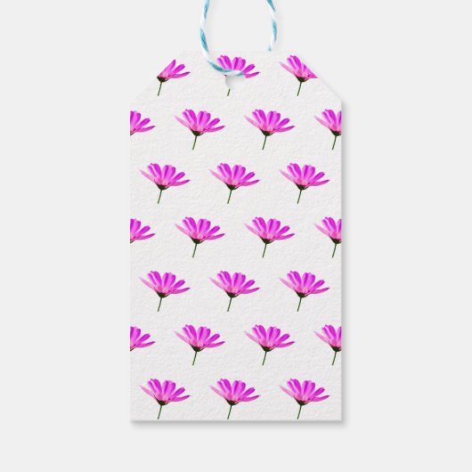 Pink Daisy Cadeaulabel (Achterkant)