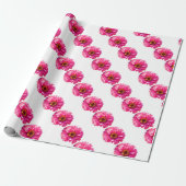 Pink Daisy Cadeaupapier (Uitgerold)