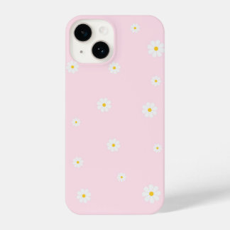 Pink Daisy Floral iPhone Case – Cute Spring Design 14 Hoesje