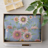 Pink Daisy Floral Tissuepapier (Geschenk)