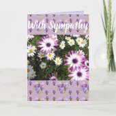 Pink Daisy Flower Floral Congatulation art Kaart (Voorkant)