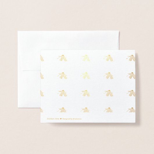 Pink Daisy Folie Kaarten (Met envelop)