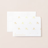 Pink Daisy Folie Kaarten (Met envelop)