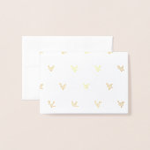 Pink Daisy Folie Kaarten (Voorkant met envelop)