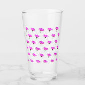 Pink Daisy Glas (Voorkant)