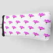 Pink Daisy Golfheadcover (Voorkant)