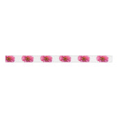 Pink Daisy Grosgrain Lint (Voorkant)