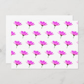 Pink Daisy Informatiekaartje (Voorkant / Achterkant)