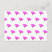 Pink Daisy Informatiekaartje (Voorkant)