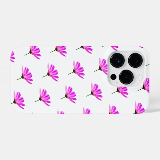 Pink Daisy iPhone Hoesje (Achterkant horizontaal)