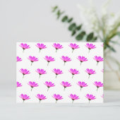 Pink Daisy Kaart (Staand voorkant)